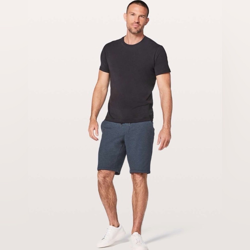 Lululemon Men’s City Sweat Short – 9.5” Inseam – Heathered True Navy – XL
